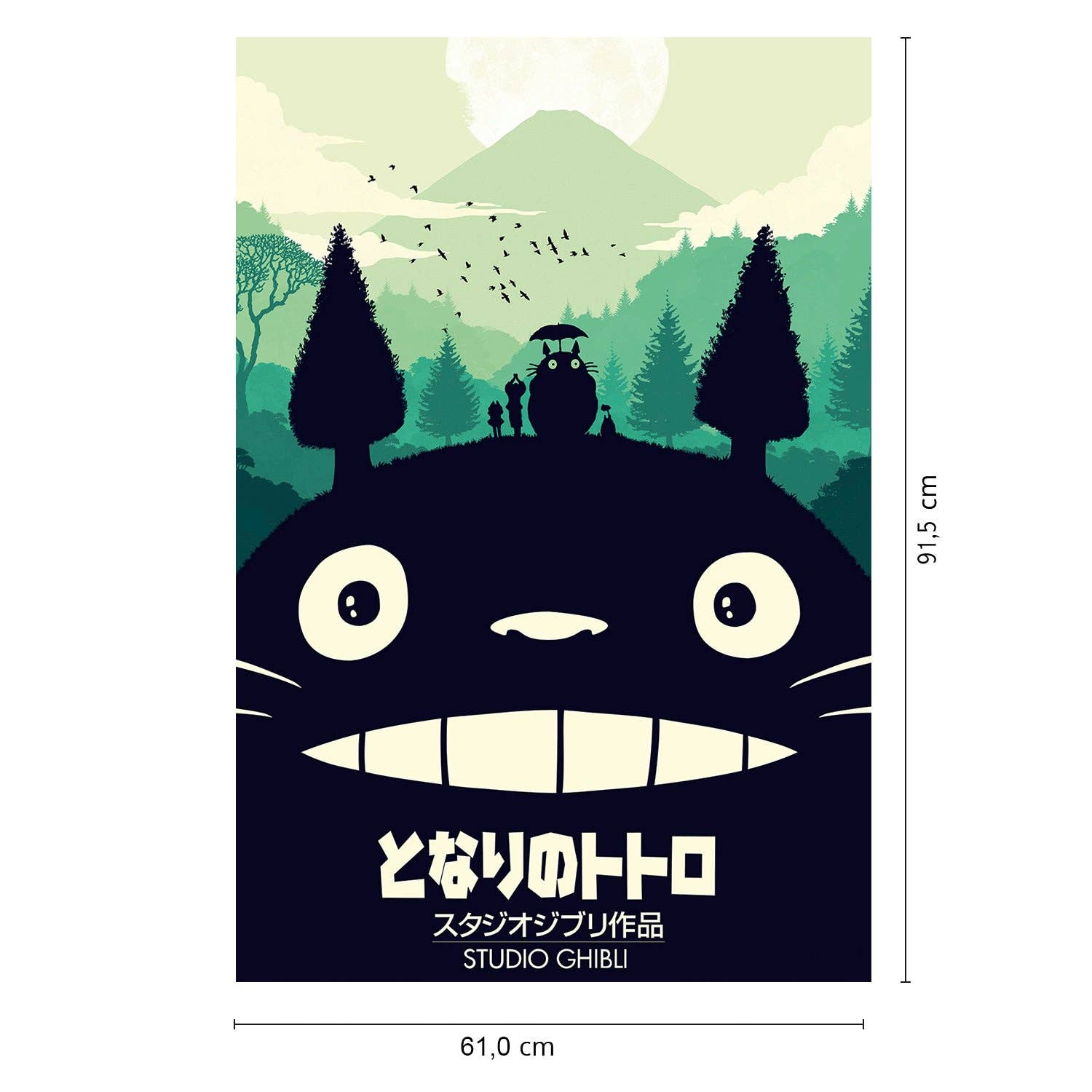 Min Nabo Totoro – japansk plakat