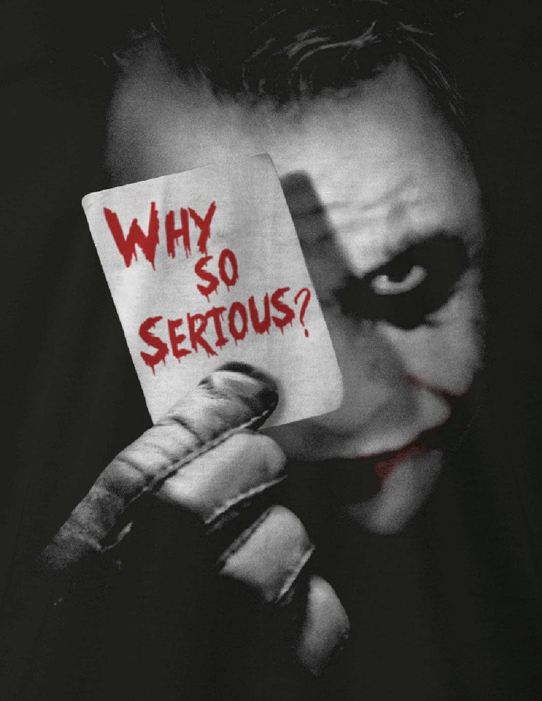 Batman Why So Serious T-Shirt fra Cotton Division