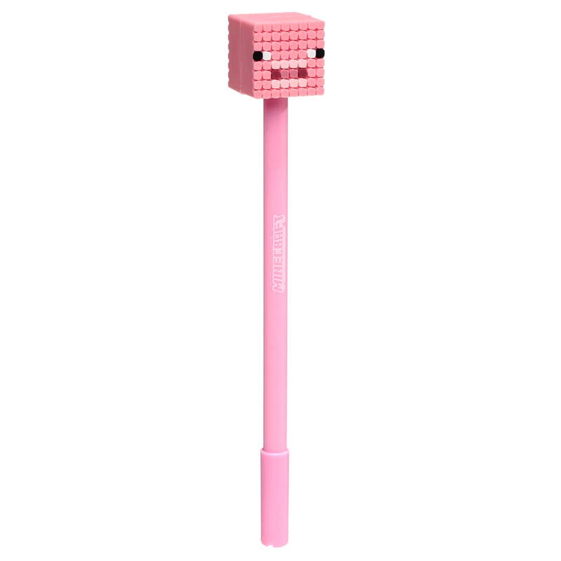 Minecraft – Pen med figurtop – Gris, bi, zombie eller skelet