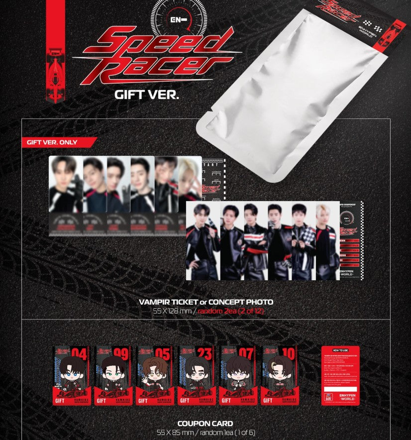 ENHYPEN – World Coupon Card Collection: Speed Racer (Gift Ver.)
