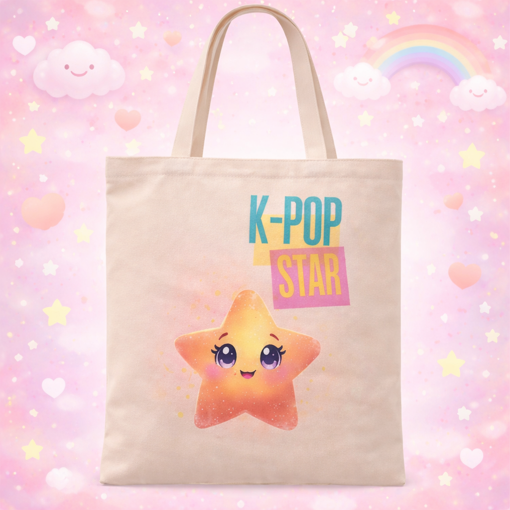 K-Pop Stjerne tote bag