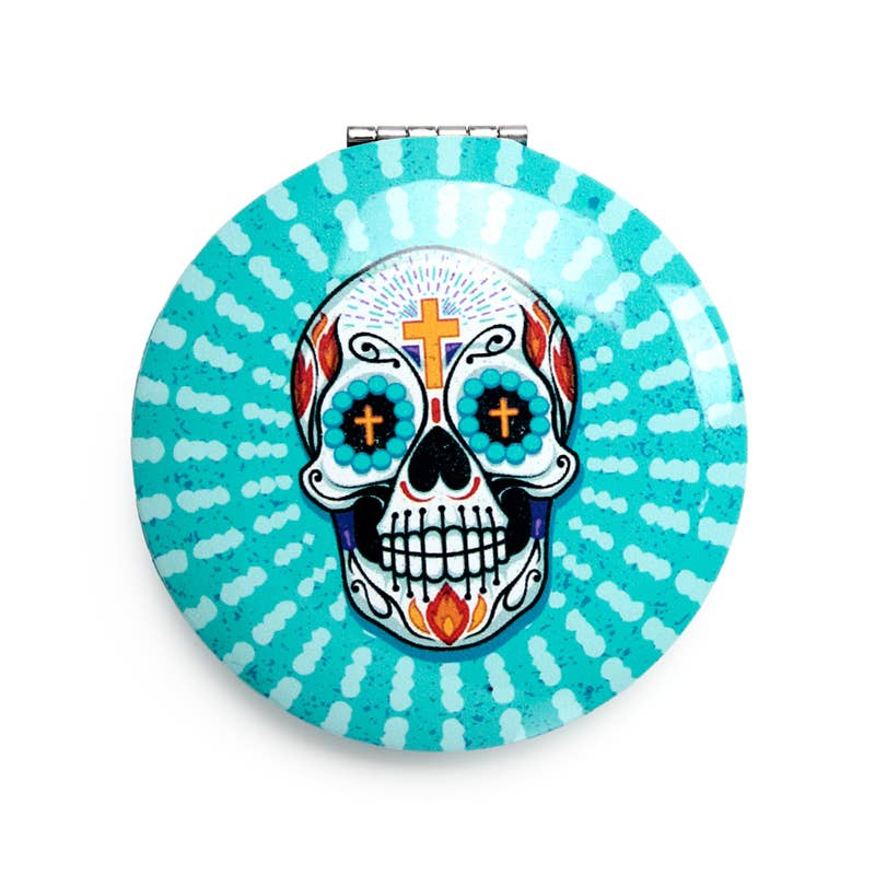 Día de los Muertos Kompakt Spejl