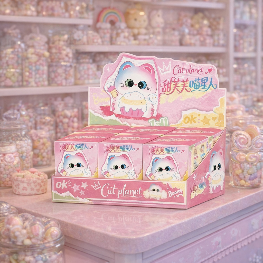 Blind Box – Cat Planet Kattefigur