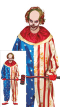 Patriot Clown-kostume – XL (54–56)