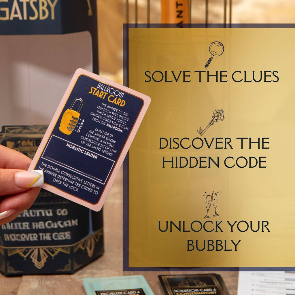 The Great Gatsby Escape Room – Vin & Prosecco
