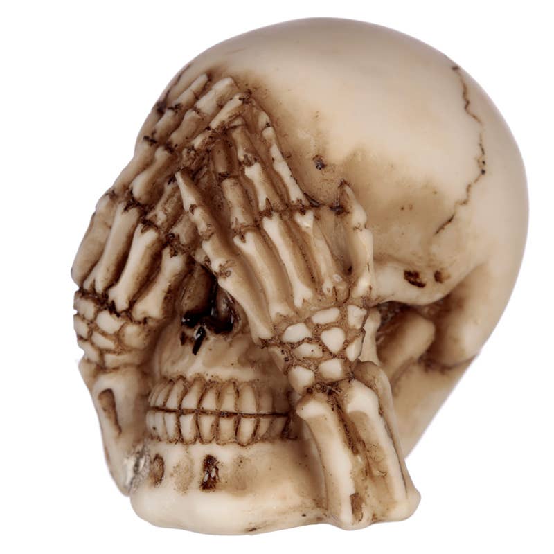 See No Evil Skull Figurer - Sæt med 3