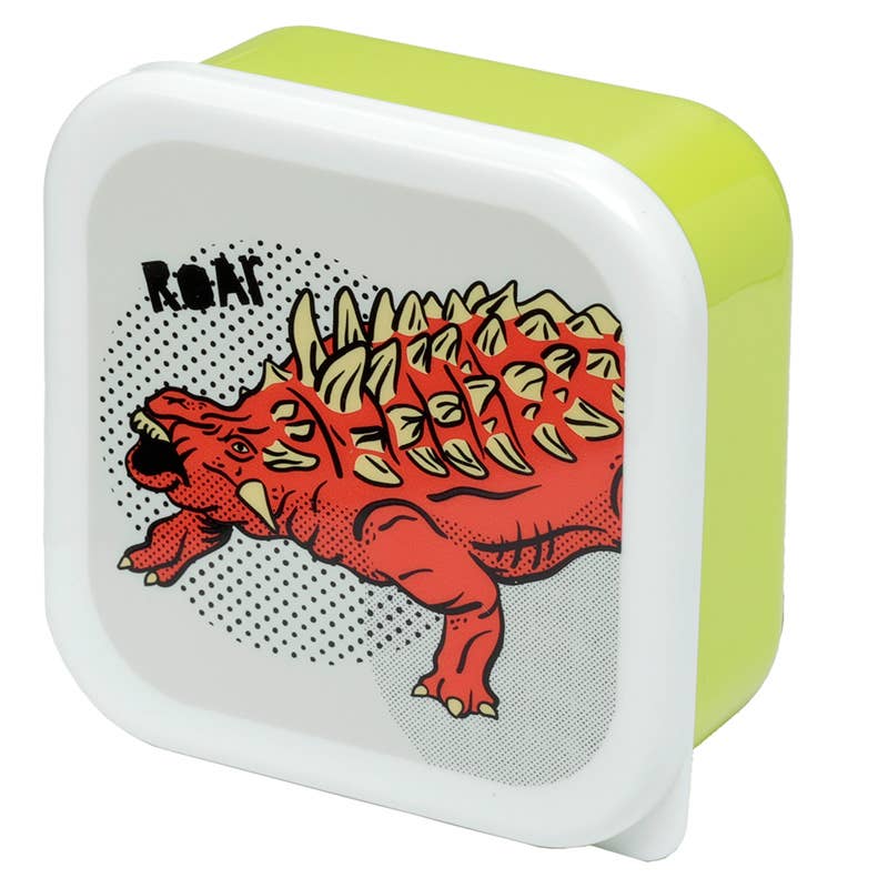 Snack Pot Sæt 3-pak, M/L/XL – Dinosauria – Puckator