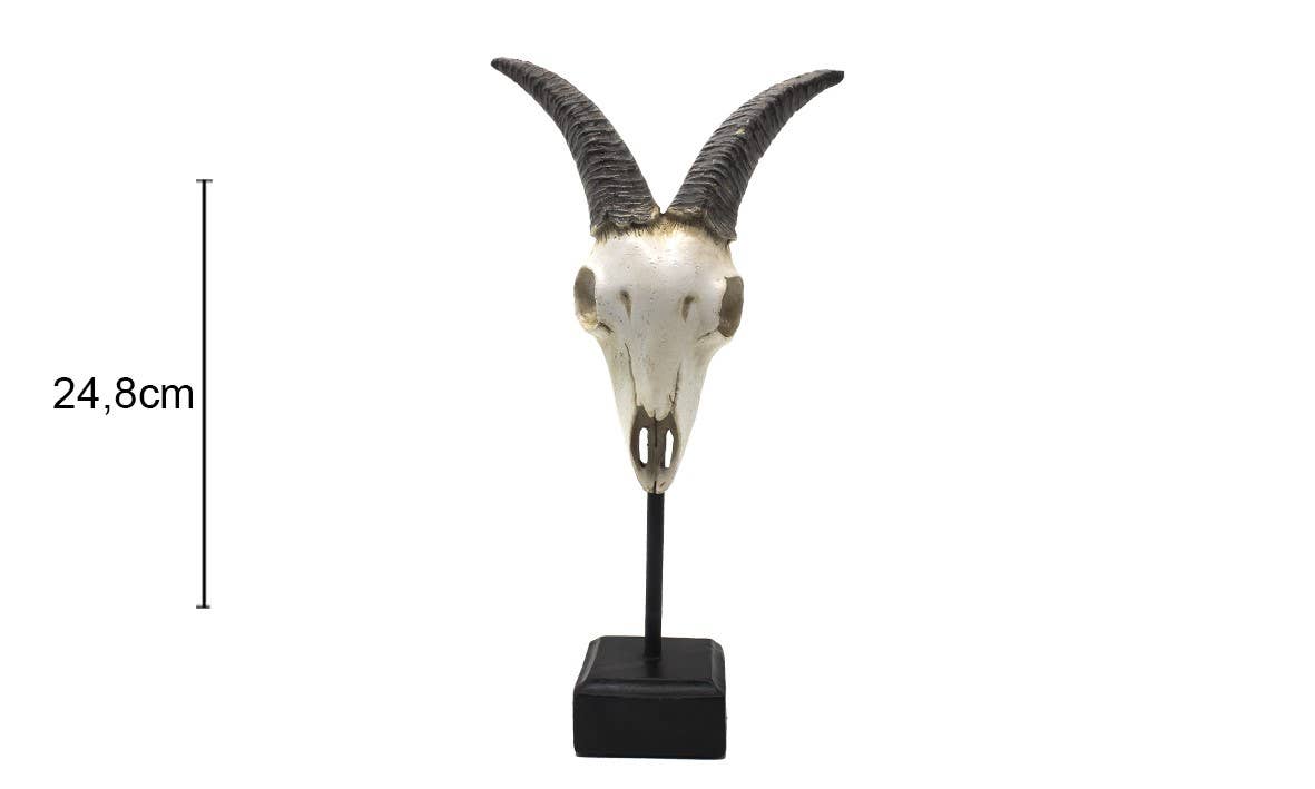 Dyrekranie med horn 13x5,5x24,8 cm